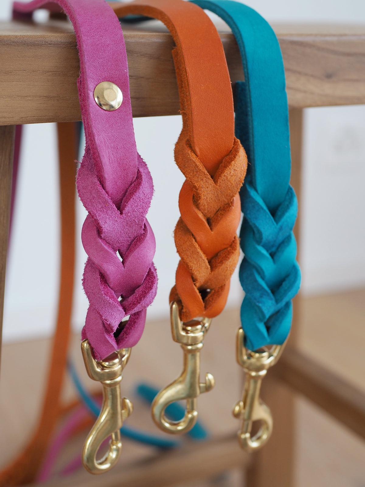 Geflochtenes Lederhalsband - SUN SPLASH