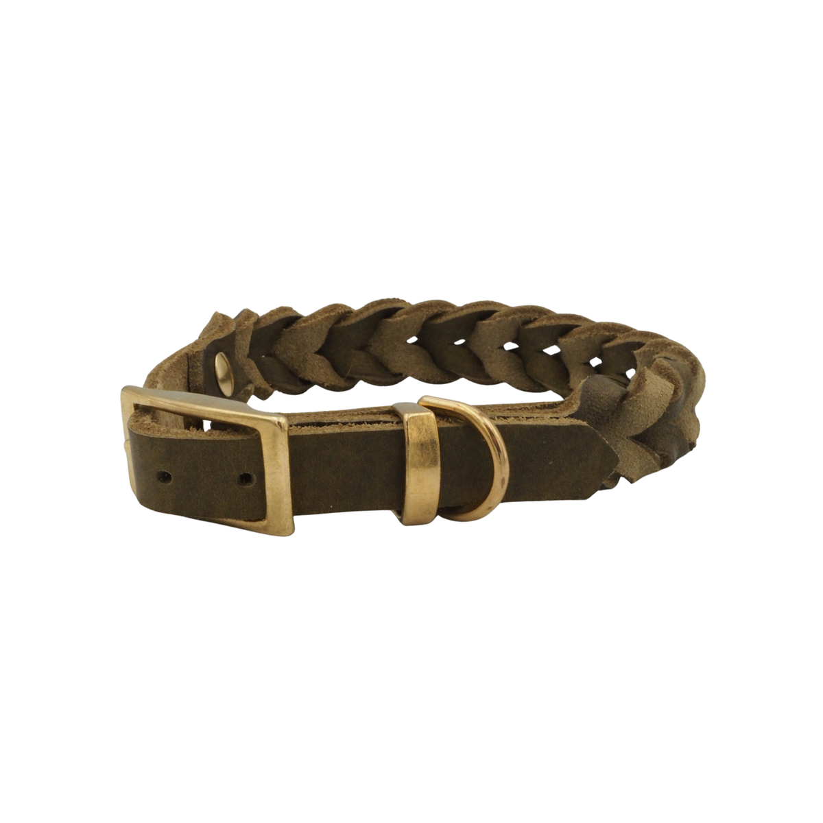 Geflochtenes Lederhalsband | TERRA