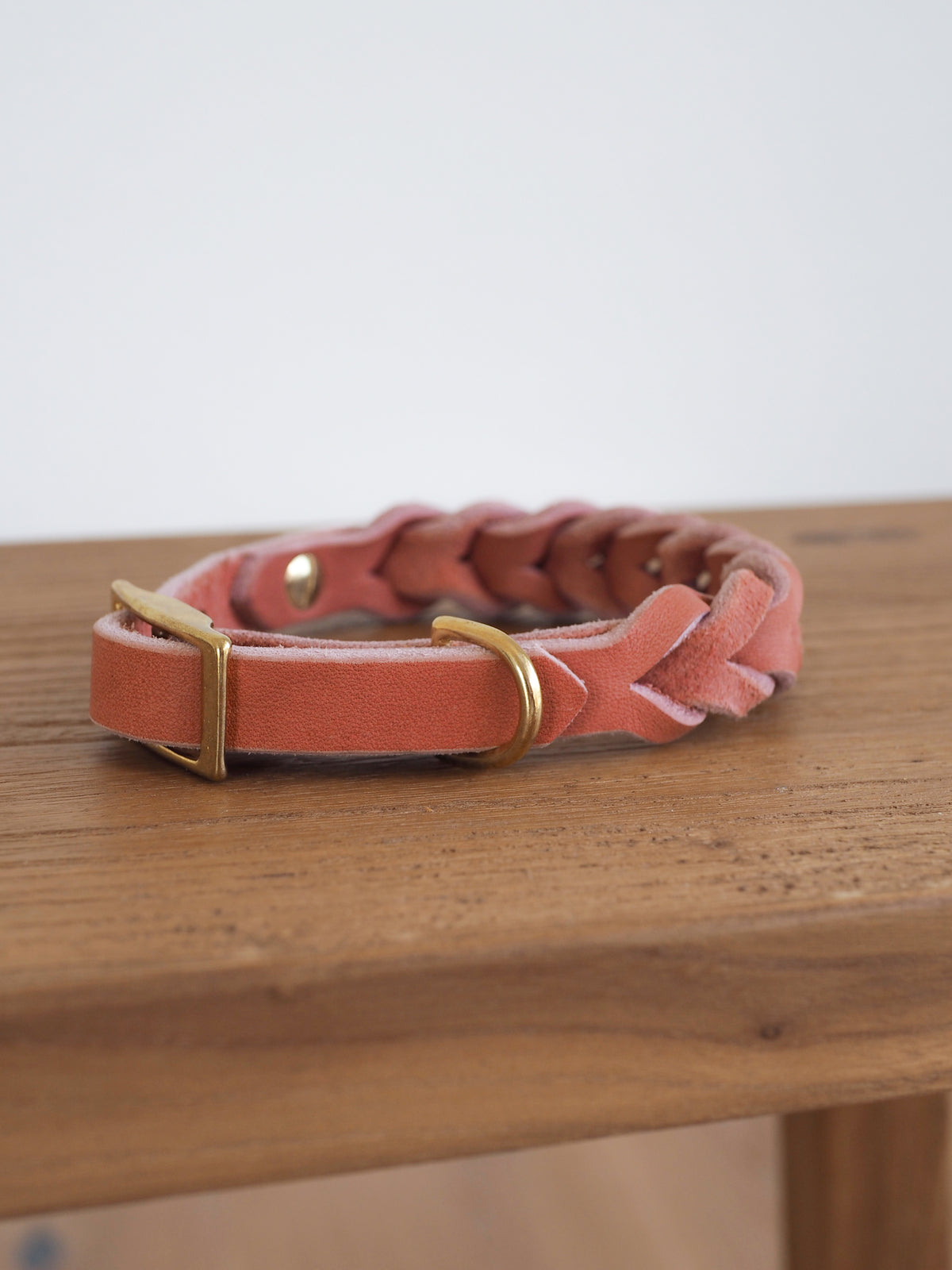 Geflochtenes Lederhalsband - BLOOM