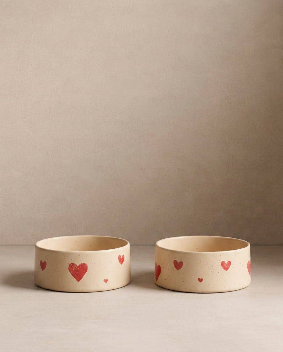 Hundenapf 2er-Set | COZY HEARTS