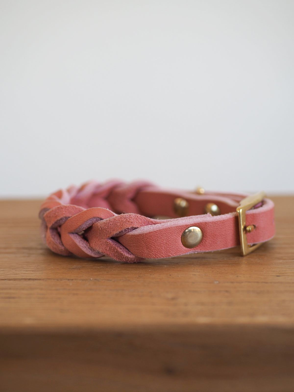Geflochtenes Lederhalsband - BLOOM