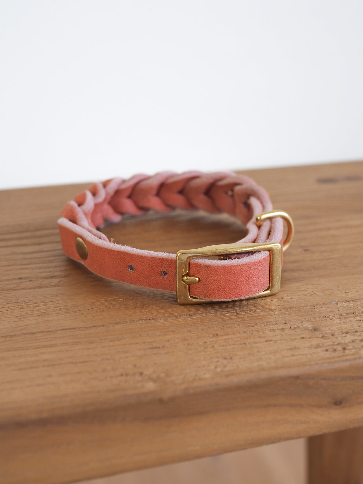 Geflochtenes Lederhalsband - BLOOM