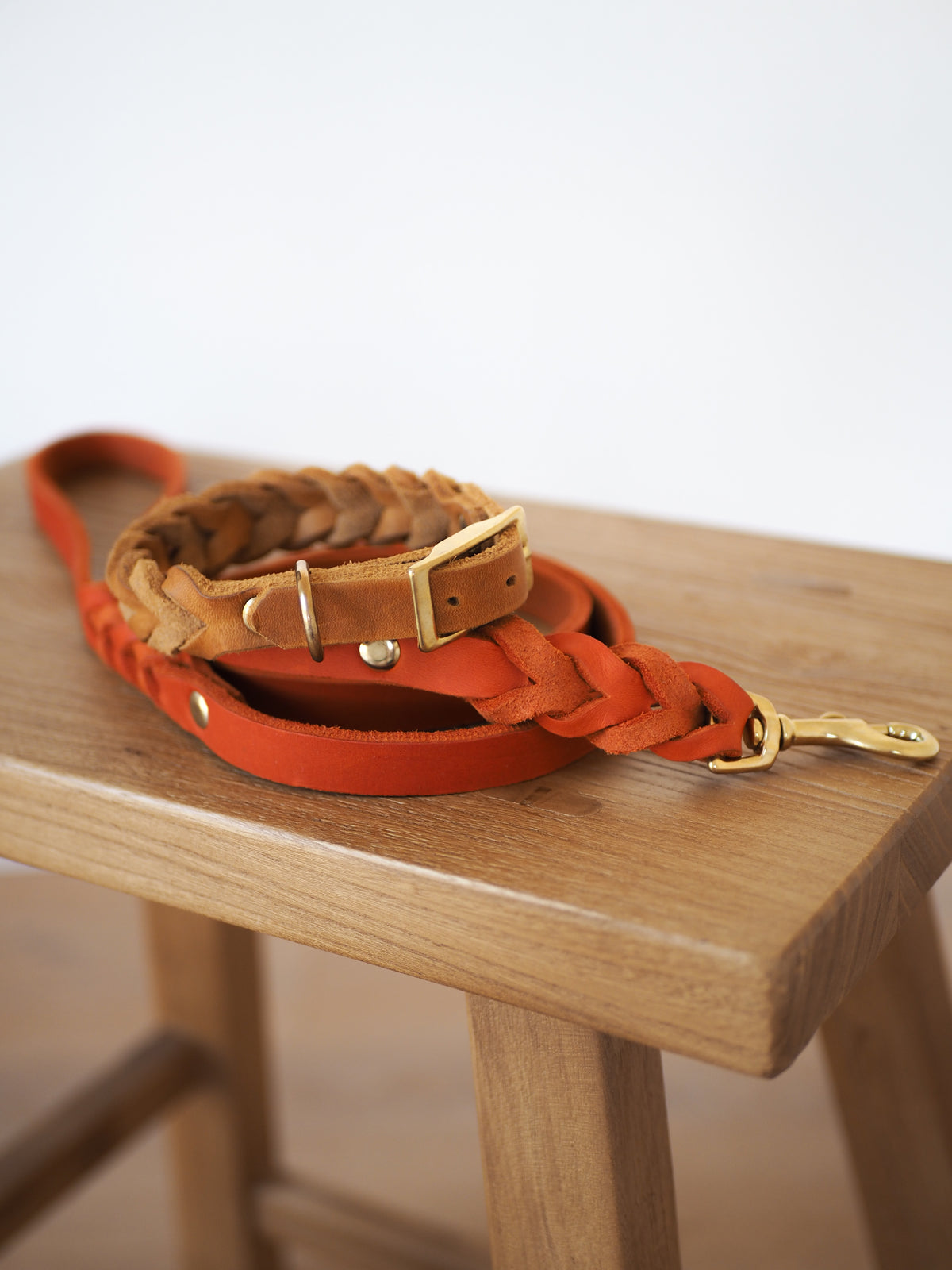 Geflochtenes Lederhalsband | TERRA