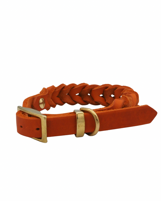 Geflochtenes Lederhalsband - SUN SPLASH
